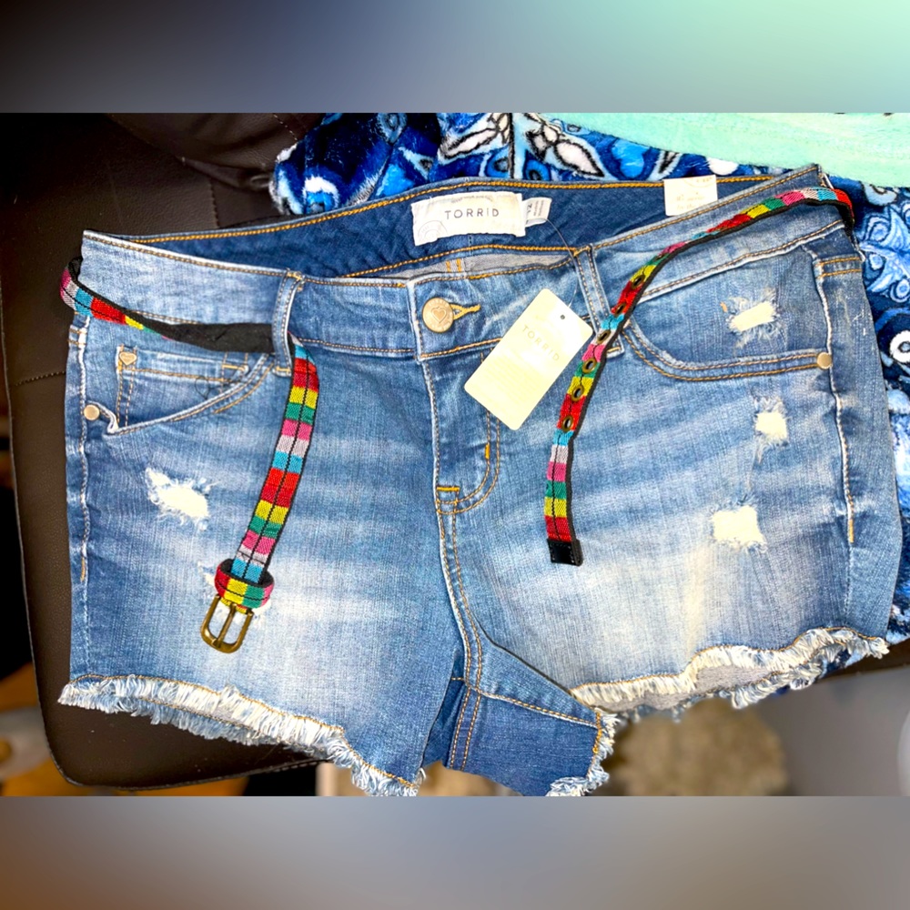 🖤 * TORRID NWT Denim Shorts * 🩵